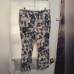 So Slimming by Chico's Floral jeans